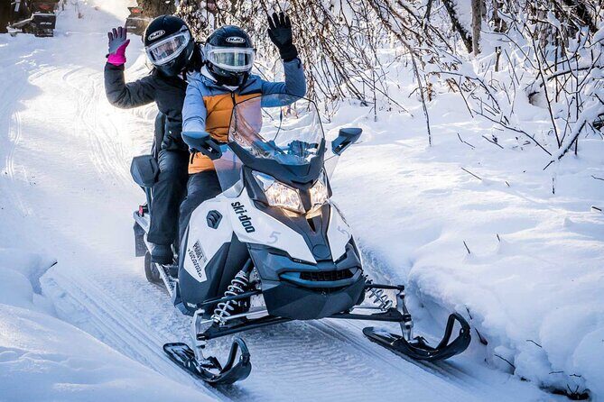 1 Hour Fairbanks Guided, Double Rider, Snowmobile Adventure - The 1-Hour Fairbanks Snowmobile Ride That Fits Real Schedules