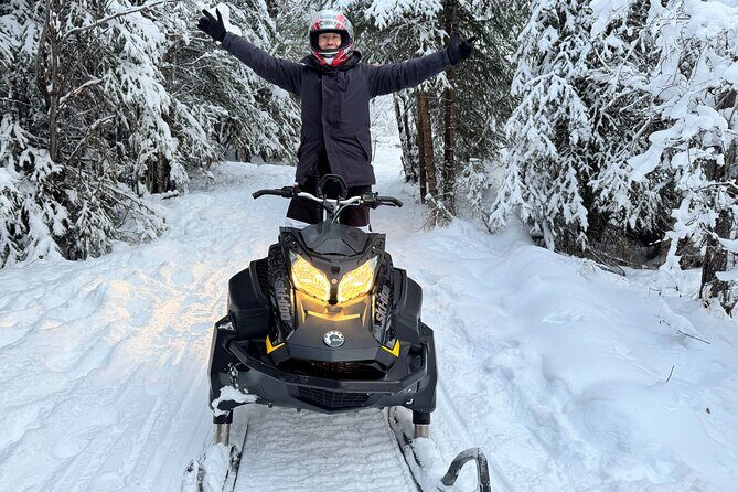 1 Hour Snowmobile Tour in Fairbanks Alaska - Riding groomed trails: what that means in real life