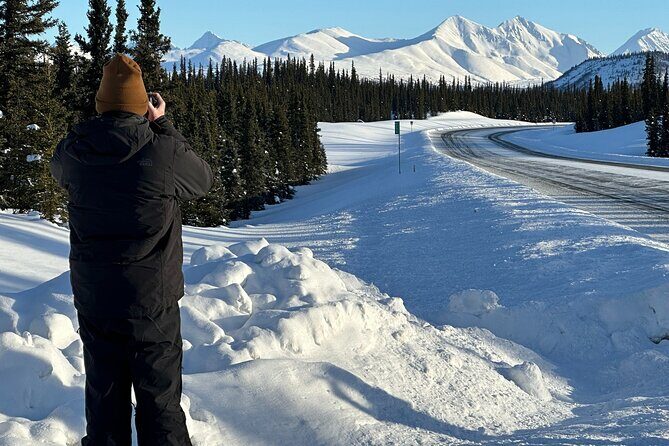 10 Hours Denali Winter Drive in Alaska - Wildlife, Snowshoes, and the Reality of Winter Roads