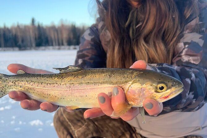 3 Hour Ice Fishing Experience - The 3-hour flow: check-in, a technique demo, then fishing inside and out