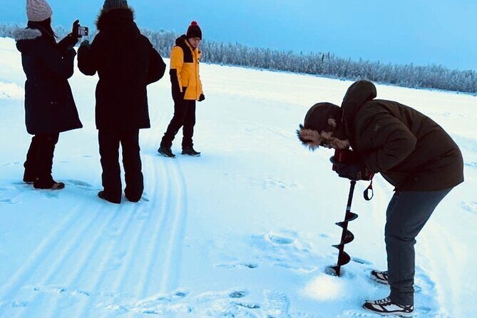 3 Hour Ice Fishing Experience - Heated hut and hot drinks: the small comforts that make winter tolerable