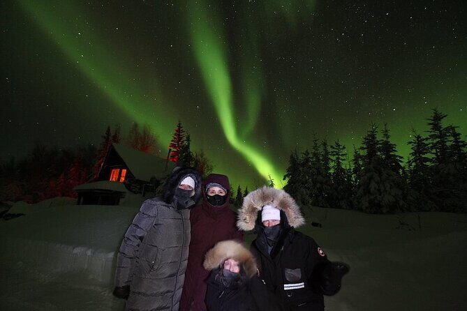 Aurora Viewing - Aurora Husky Lodge , Great view from top of the ridge - Price and value: is $130 a fair deal for this setup?