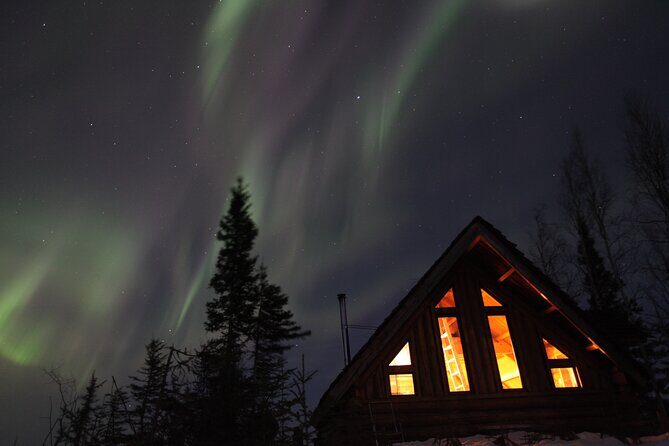 Aurora Viewing - Aurora Husky Lodge , Great view from top of the ridge - Pickup timing: how to avoid the cold scramble