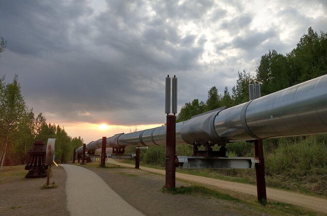Fairbanks City Highlight Tour - Stop 1: Alyeska Pipeline Viewing Point (30 minutes of real Alaska engineering)