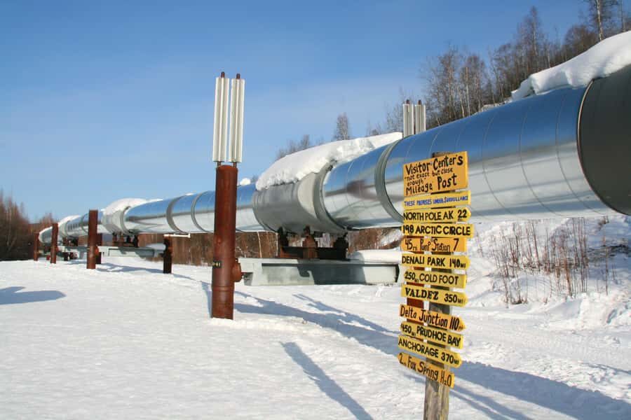 Fairbanks City Tour - Trans-Alaska Pipeline stop: where engineering becomes a real story