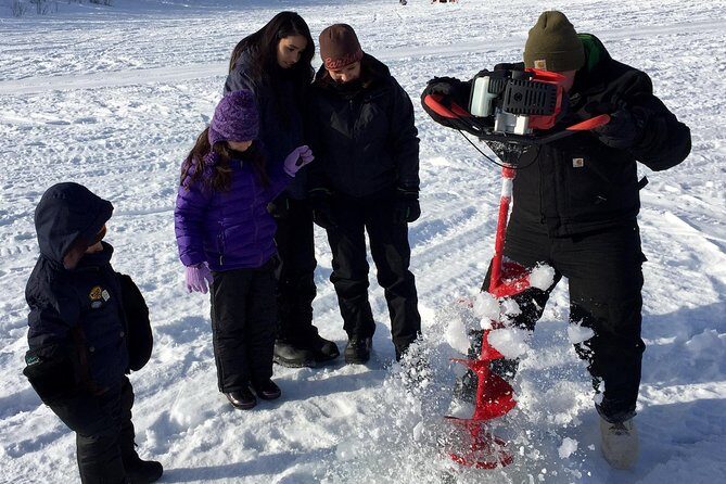 Fairbanks Ice Fishing Expedition in a Heated Cabin with Fish Cookout - Inside the deluxe cabin: your warm setup and how it works