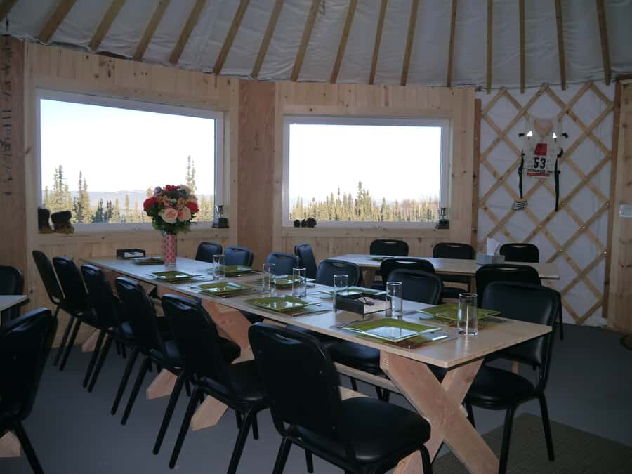 Late Night Yurt Dinner and Northern Lights - Getting picked up and going off the grid without the hassle