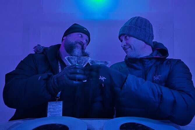 Midnight Sun Magic Chena Hot Springs Soak and Ice Museum Tour - Ice bar Apple-tini: optional, fun, and surprisingly memorable