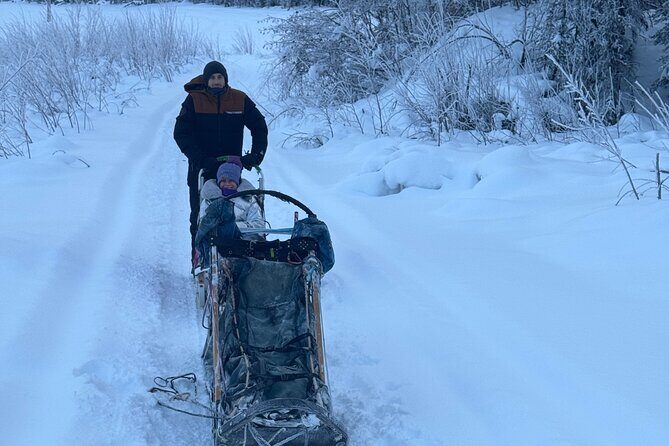 Winter Dog Sledding in Fairbanks - Arriving at 720 Old Murphy Dome Rd and getting dressed for real cold